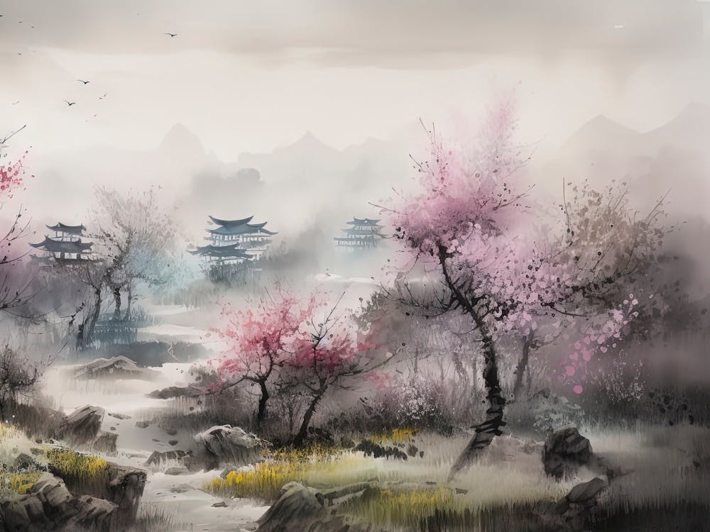 Chinese Cherry Blossoms 1
