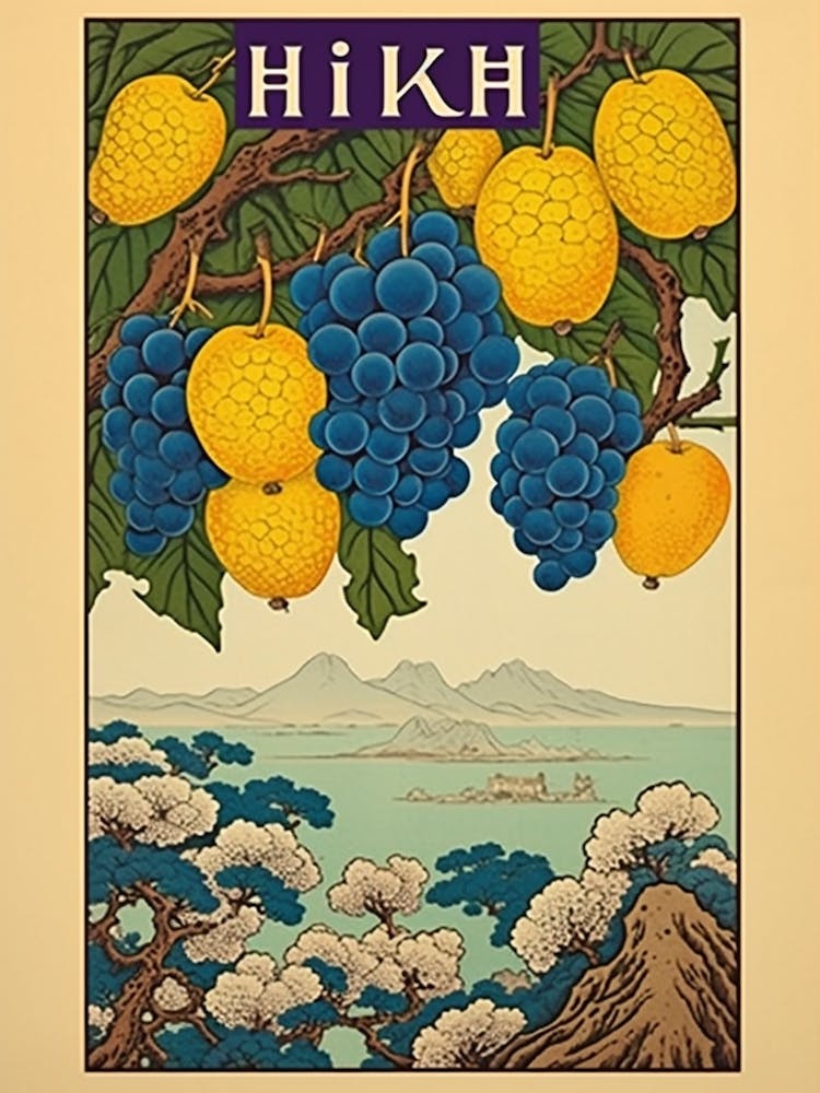 Ishigaki Island, Japan Vintage Travel Art 4