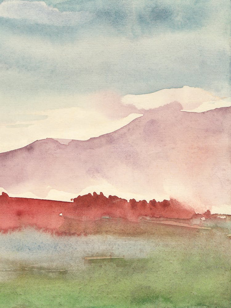 Aquarell-Landschaftsgemälde 3