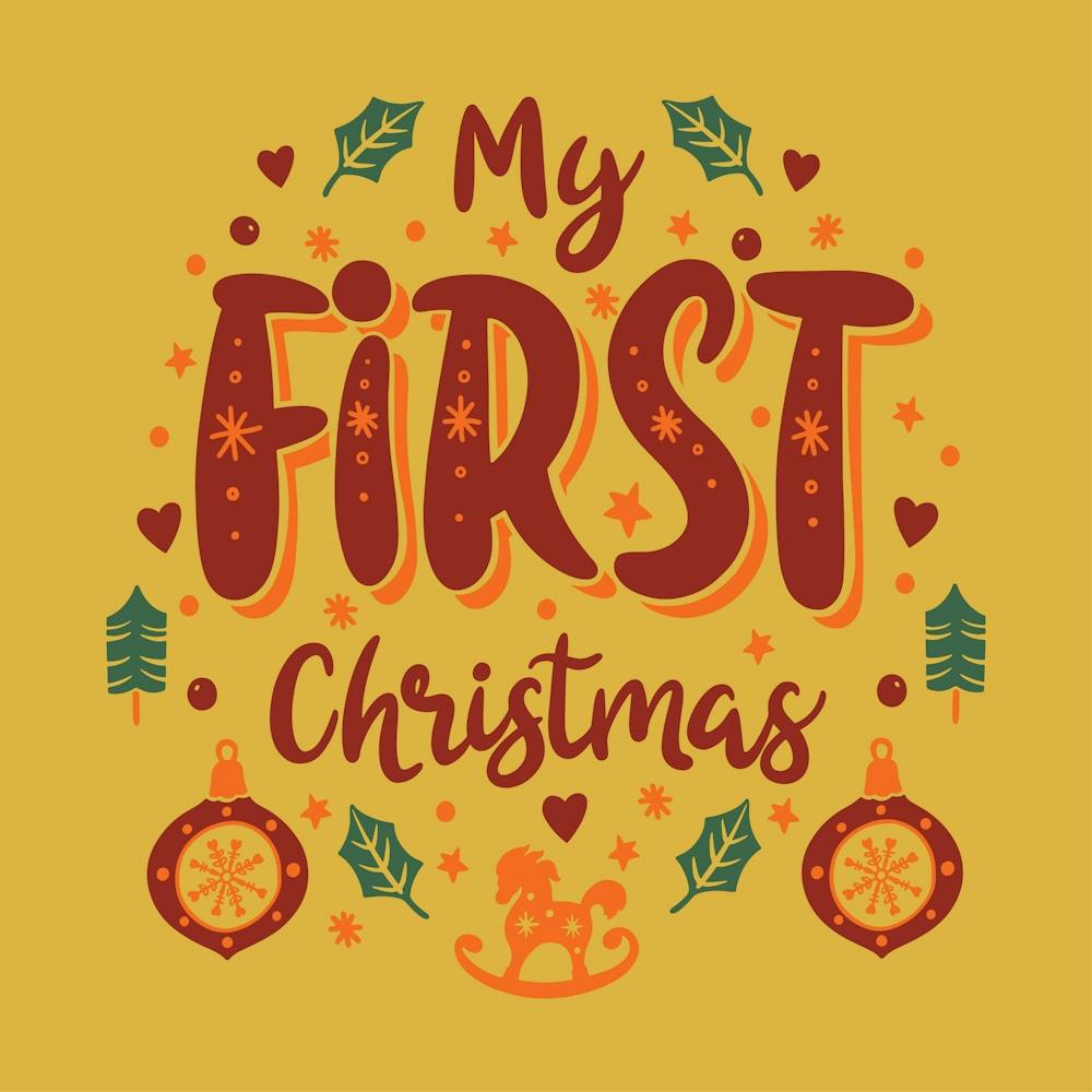 My First Christmas Family Living Room Decor 03