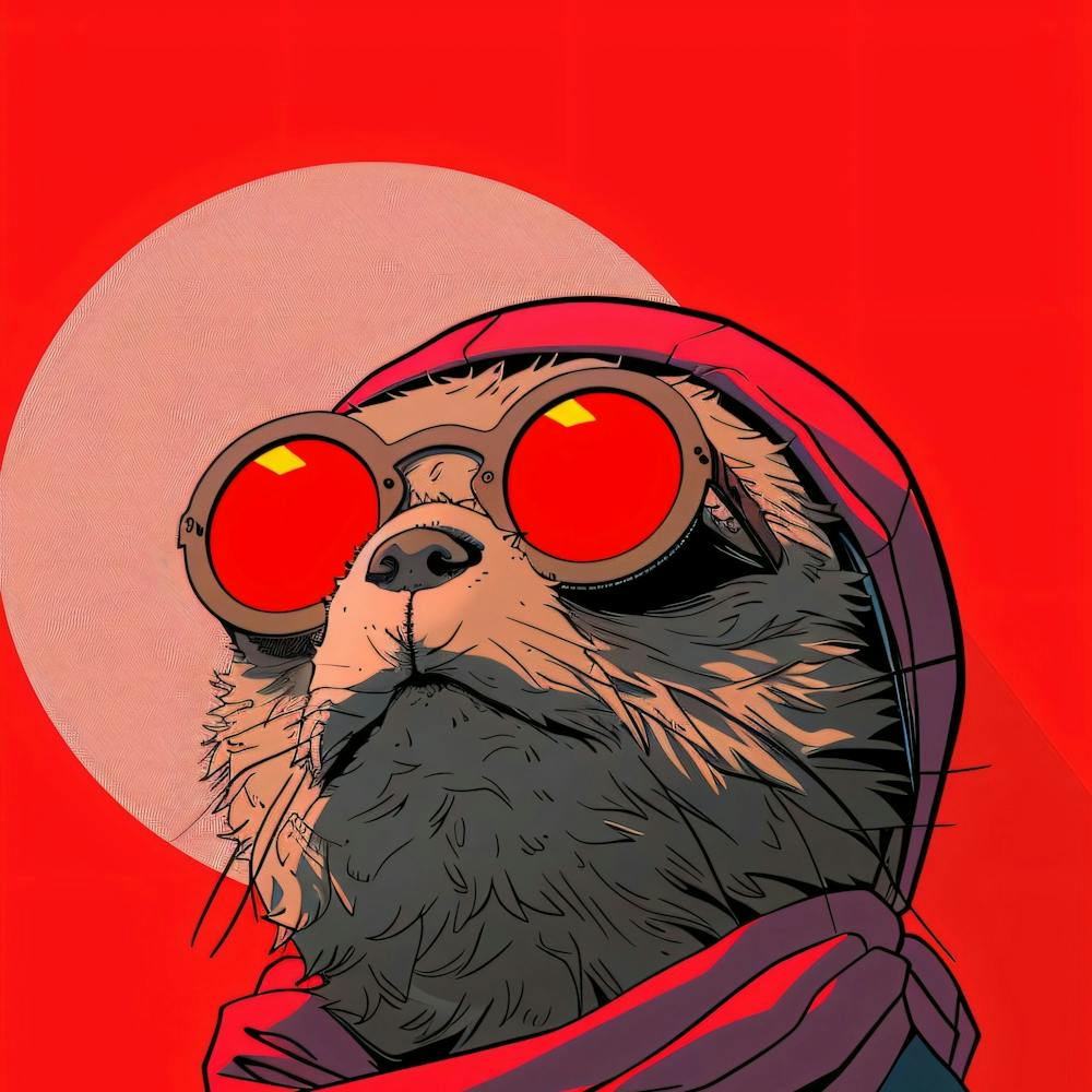 Otter With Sunglasses