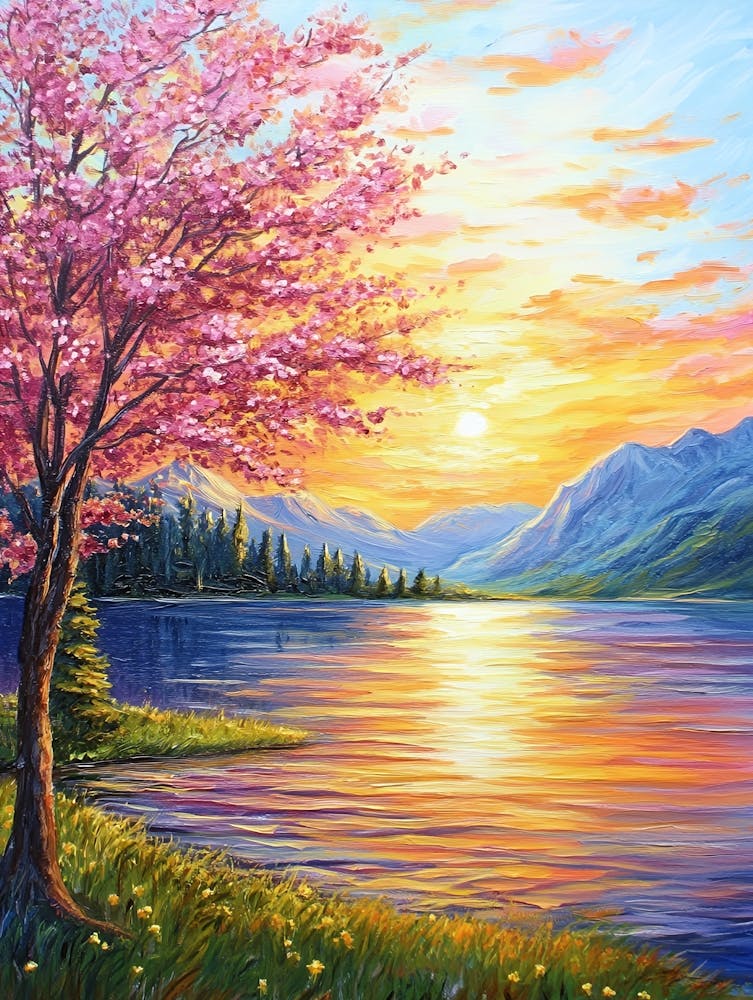 Sunset By The Lake 12