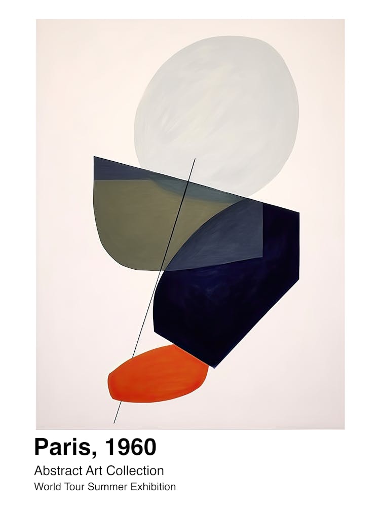 World Tour Exhibition, Abstract Art, Paris, 1960 5