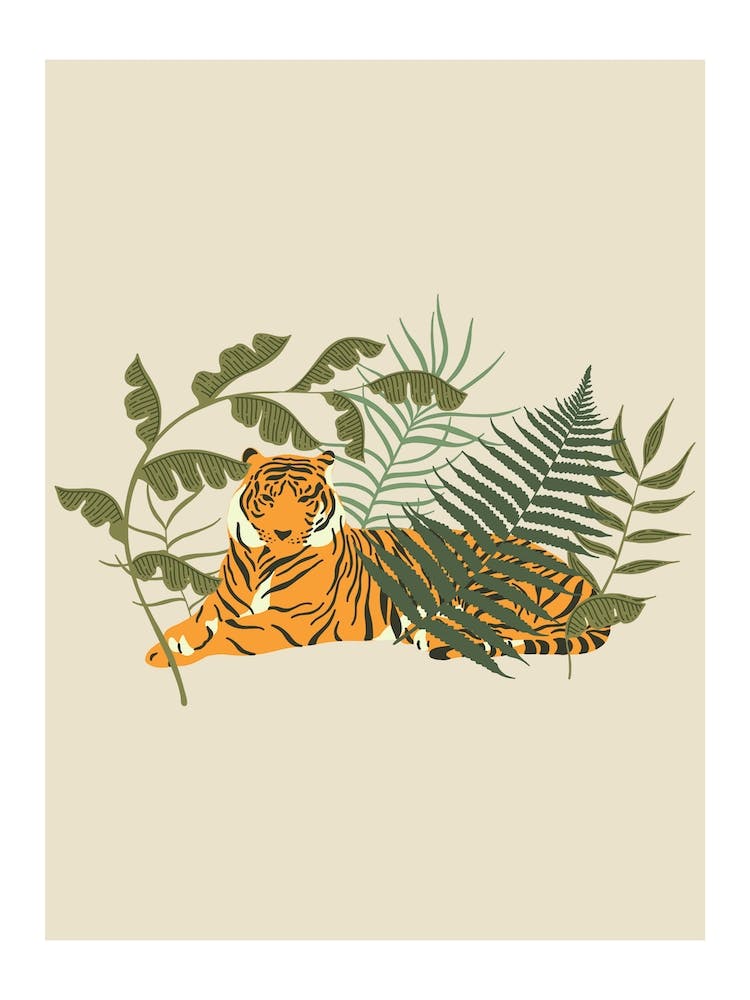 Wild Collection Resting Tiger