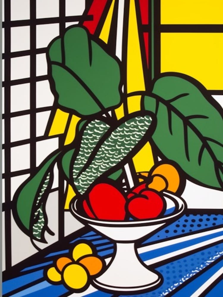 Anthurium Flower Still Life  4 Pop Art Style