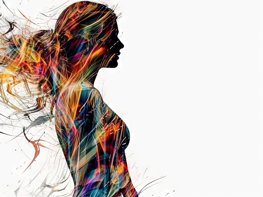 Abstract Of A Woman 4