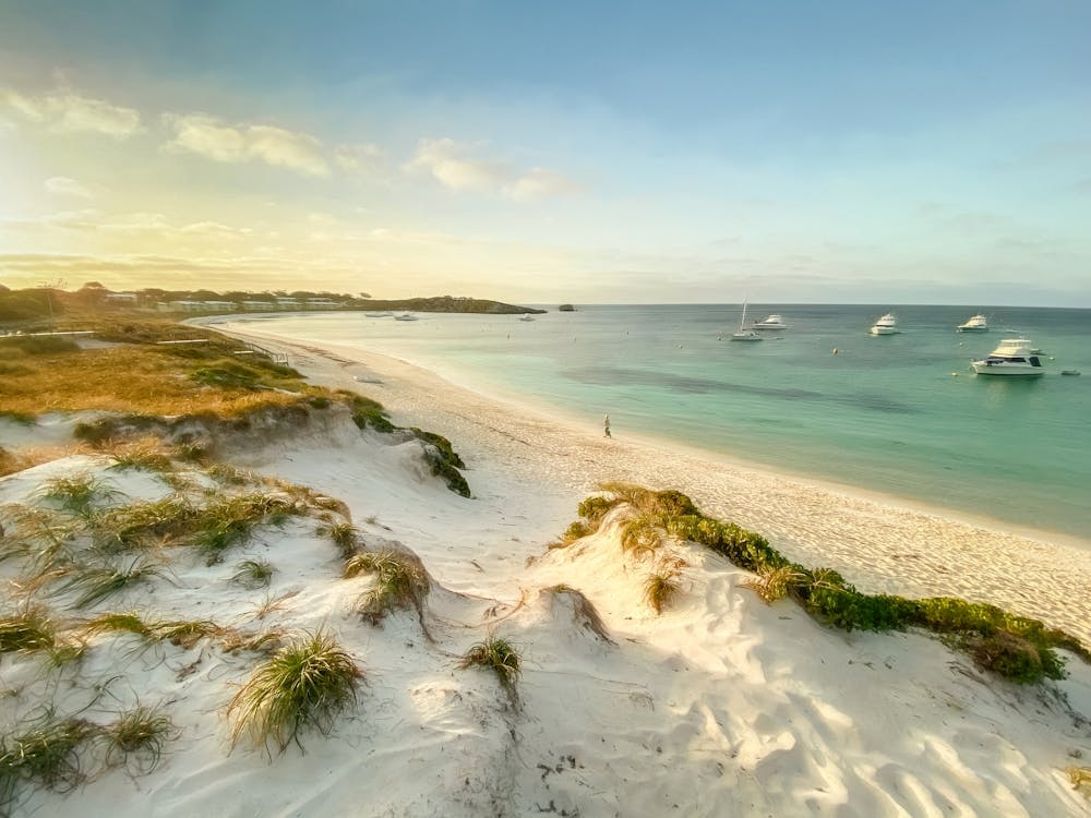 Beach Walk On Rottnest Island