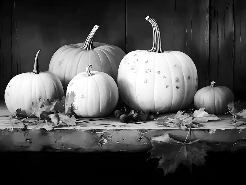 Black And White Pumpkins 28