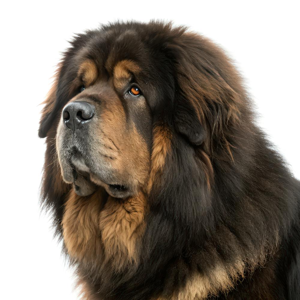 Tibetischer Mastiff Hund Porträt
