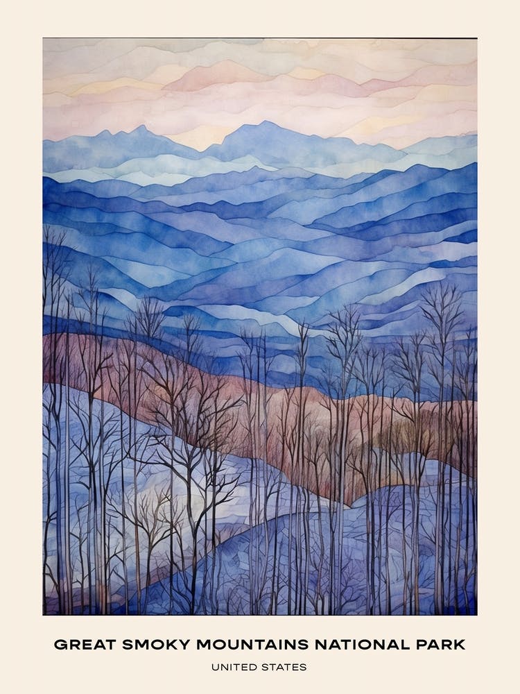 Great Smoky Mountains National Park United States 2 Poster