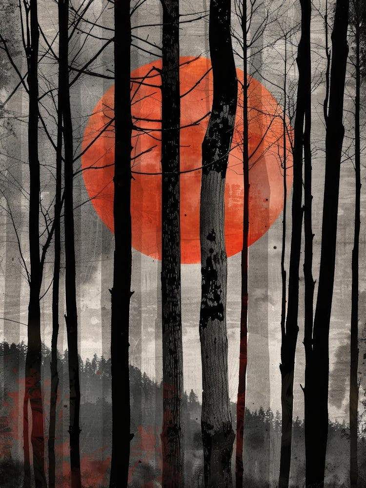 Sunset In The Woods 12