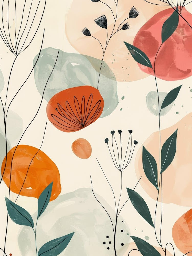 Abstract Floral Pattern 23