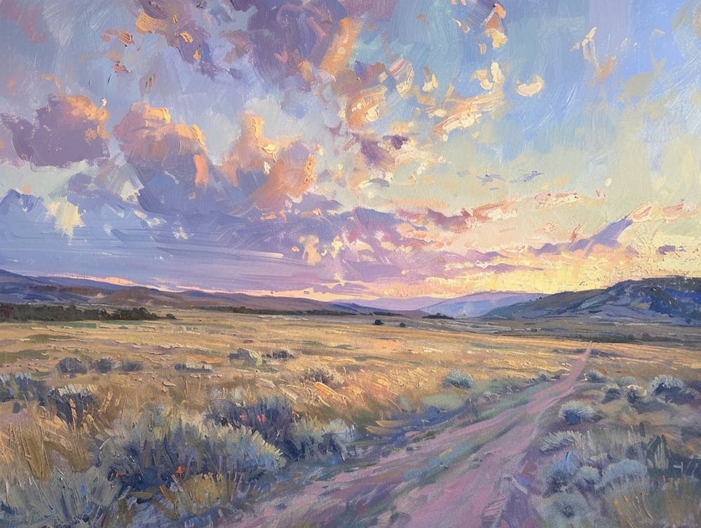 Western Sunset Landscapes Nevada 3