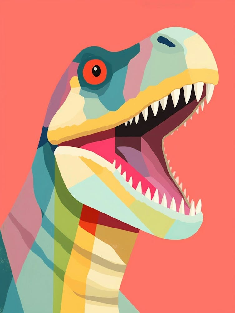 Colourful Dinosaur Carcharodontosaurus 4