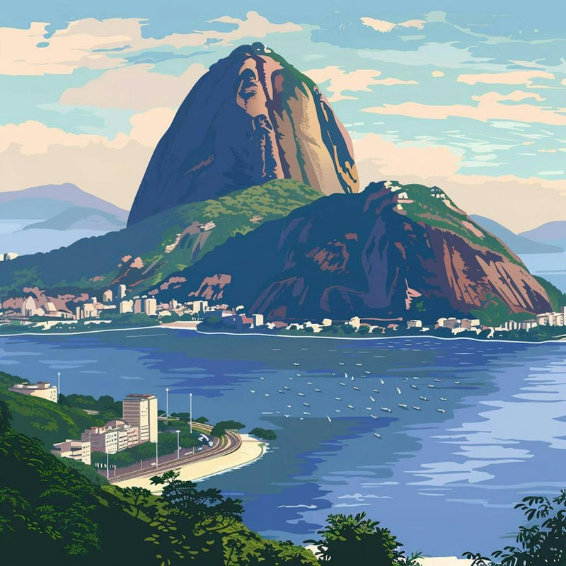 A Sugarloaf Mountain In Rio De Janeiro Vector De 1719996445 1