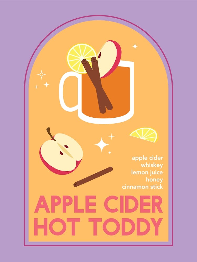 Apple Cider Hot Toddy Cocktail