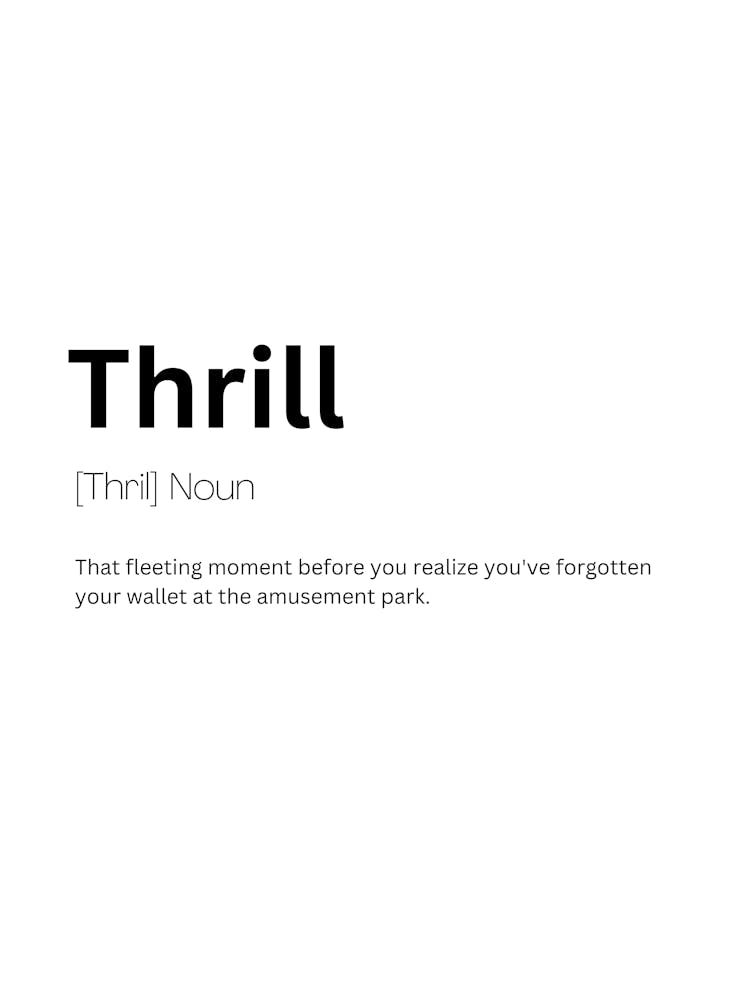 Thrill Definition Meaning 1