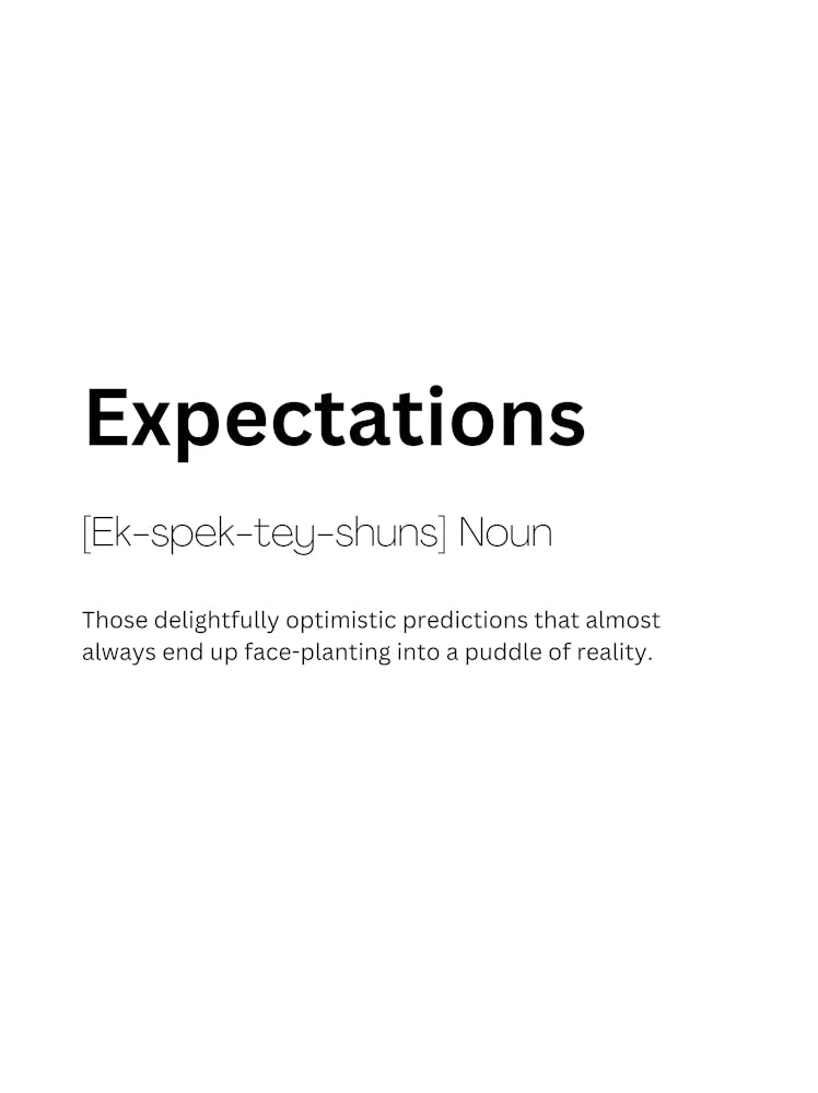 Expectations Definition Meaning