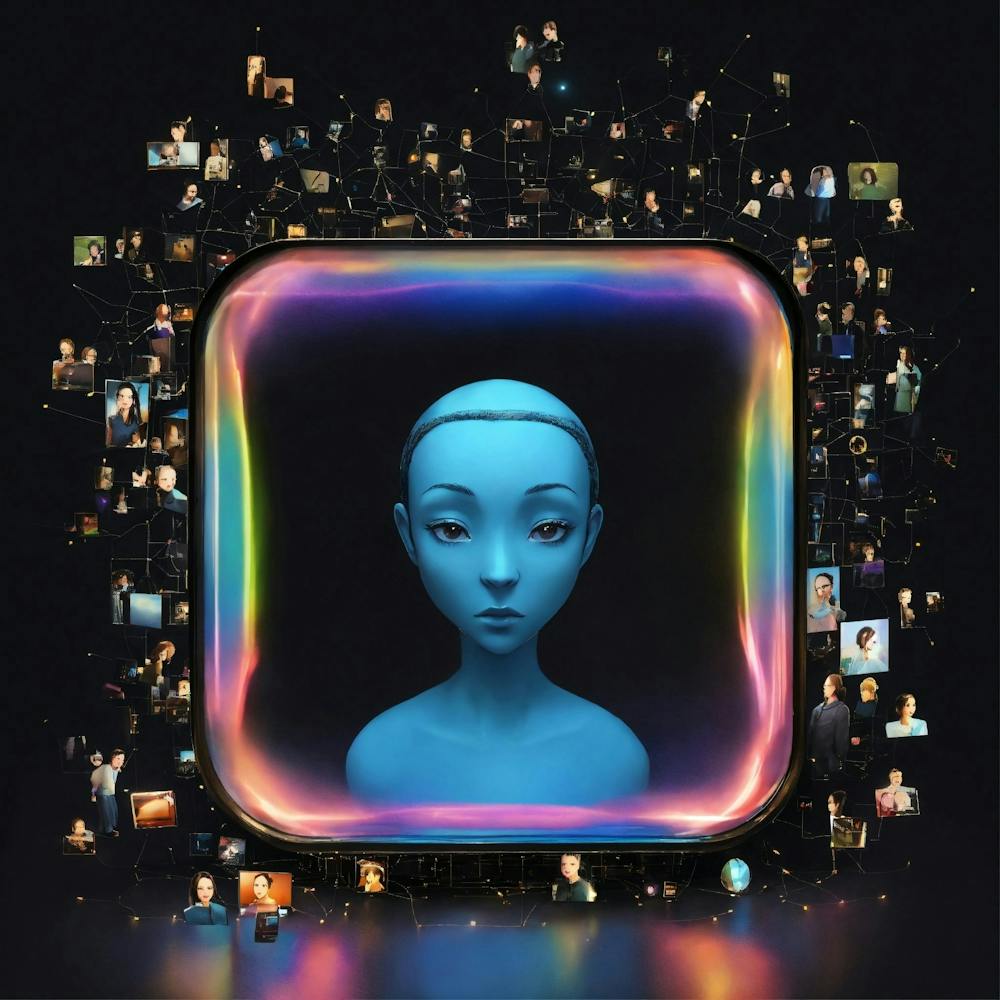 Avatar On Social Networks Like A Mirror