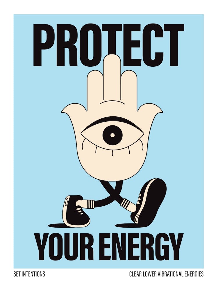 Protect Your Energy Hamsa Hand
