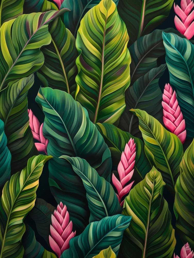Tropical Leaves Seamless Pattern 15
