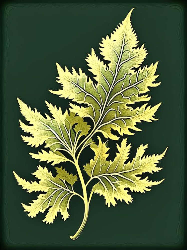 Tansy Leaf Vintage Botanical 2