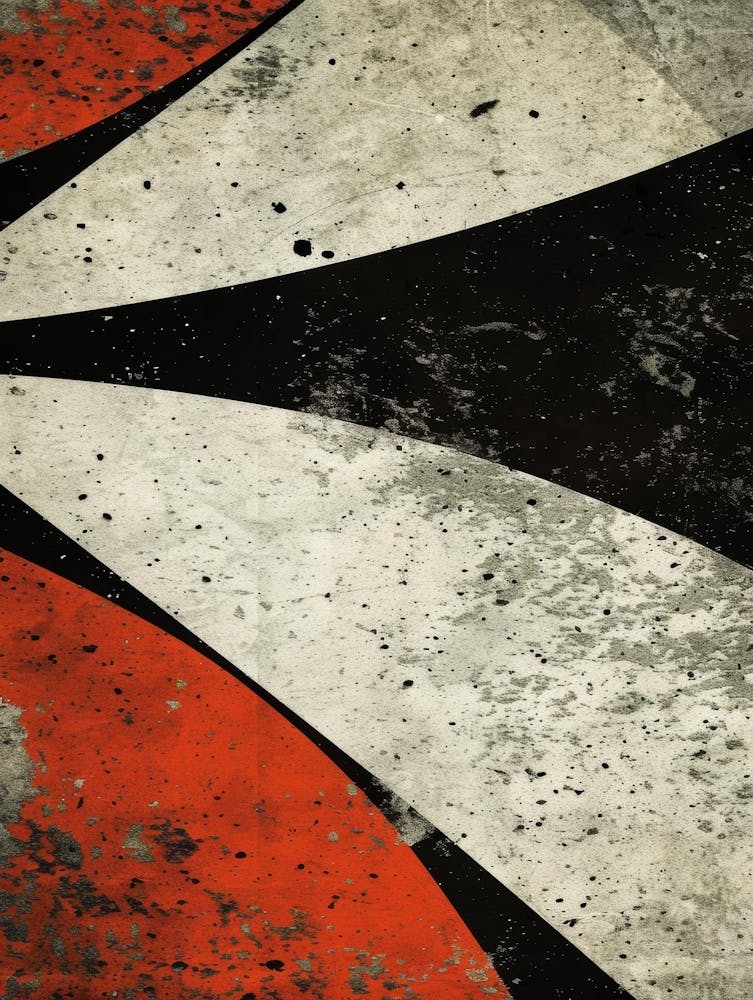 Black And White Abstract Painting 26