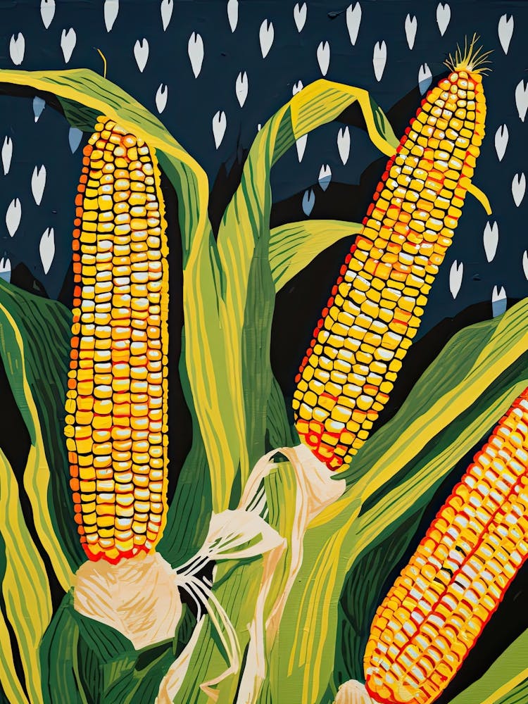 Corn Summer Illustration 4