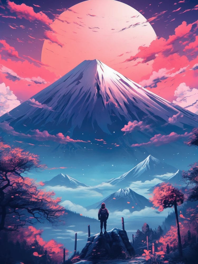 Mount Fuji Japan Painting