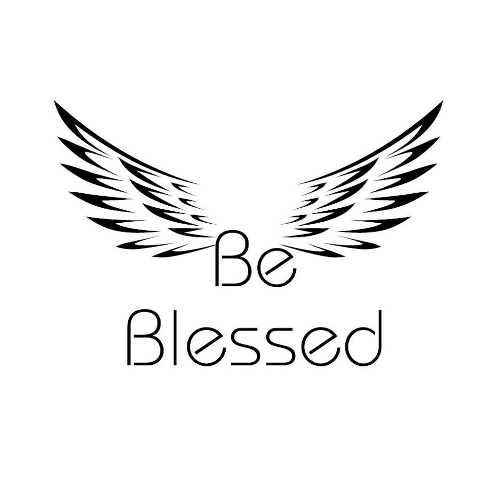 Be Blessed | Simple quote with white background