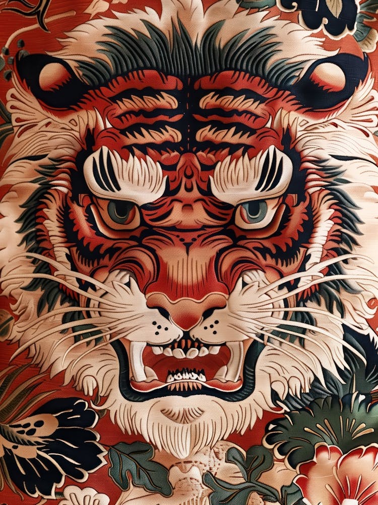 Chinese Lunar Year Of The Tiger 3 Full William Morris Style