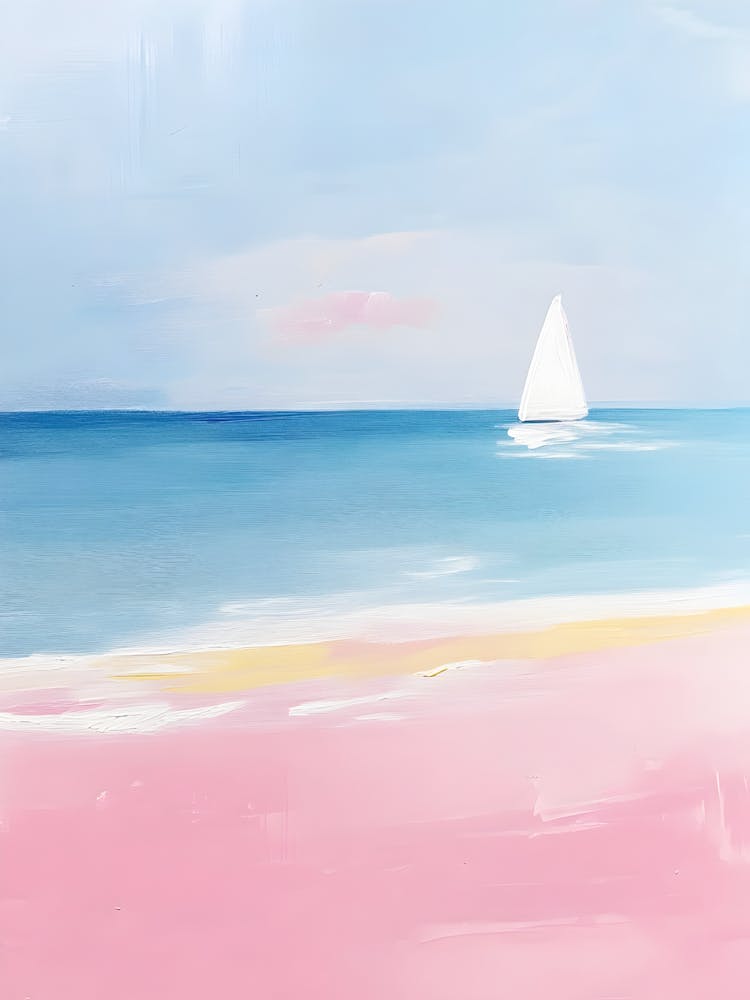 Voilier sur la Plage