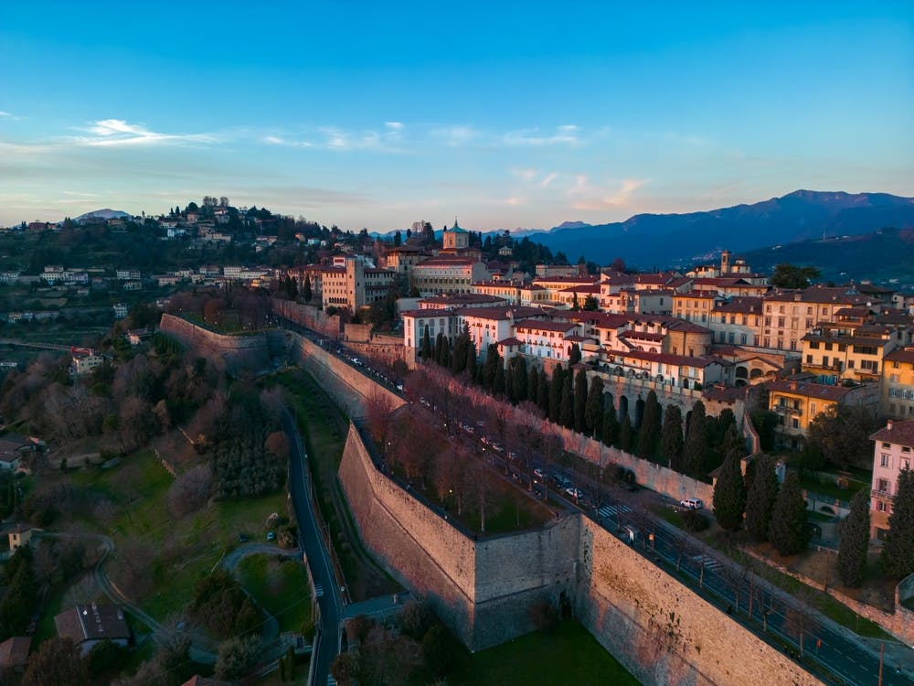 Bergamo Città Alta Paläste