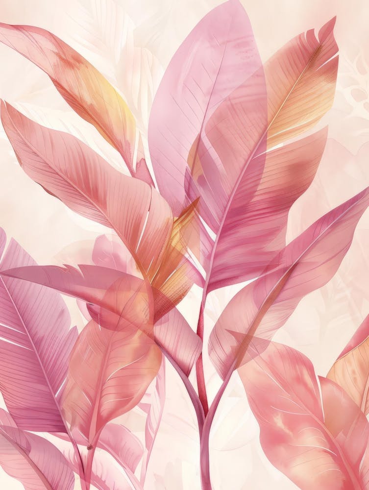 Pink Leaves 3