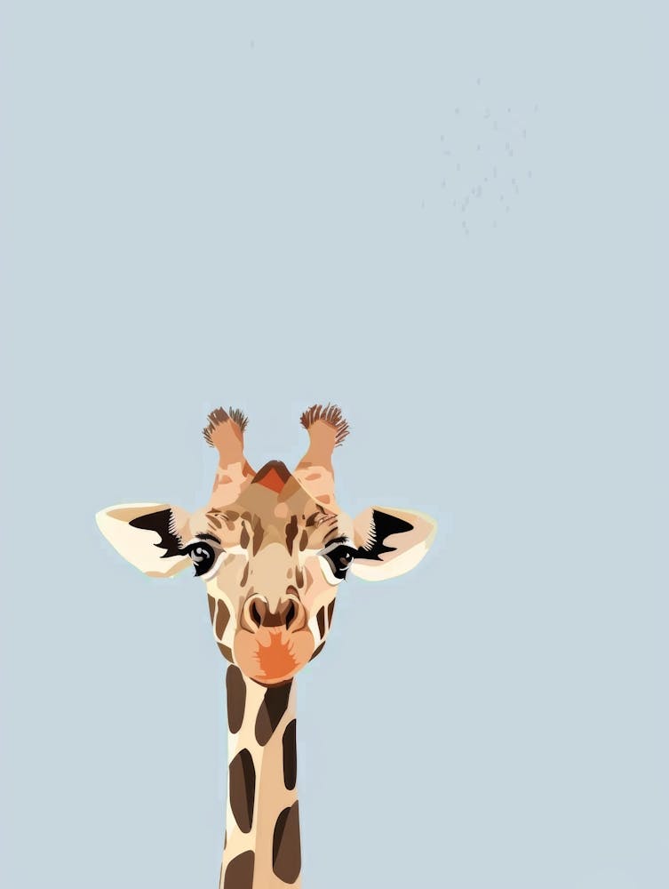 Giraffe Canvas Art 7