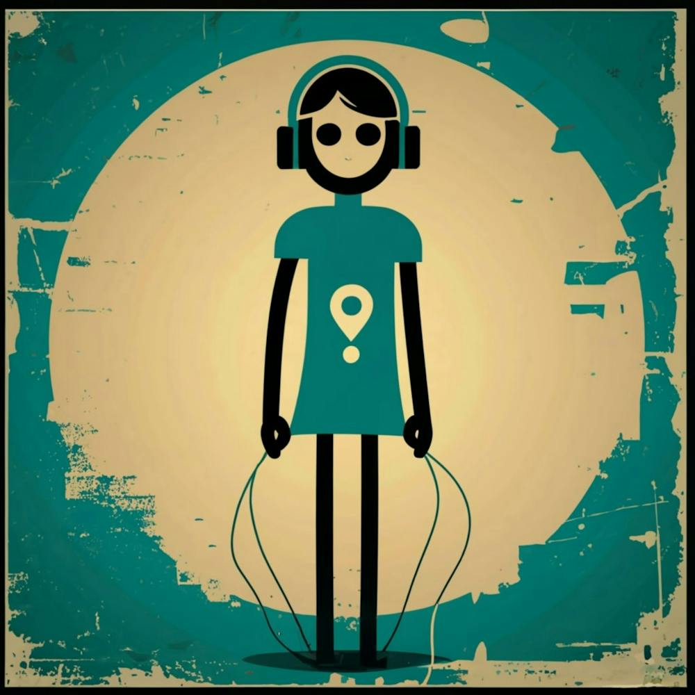 Girl With Headphones 6