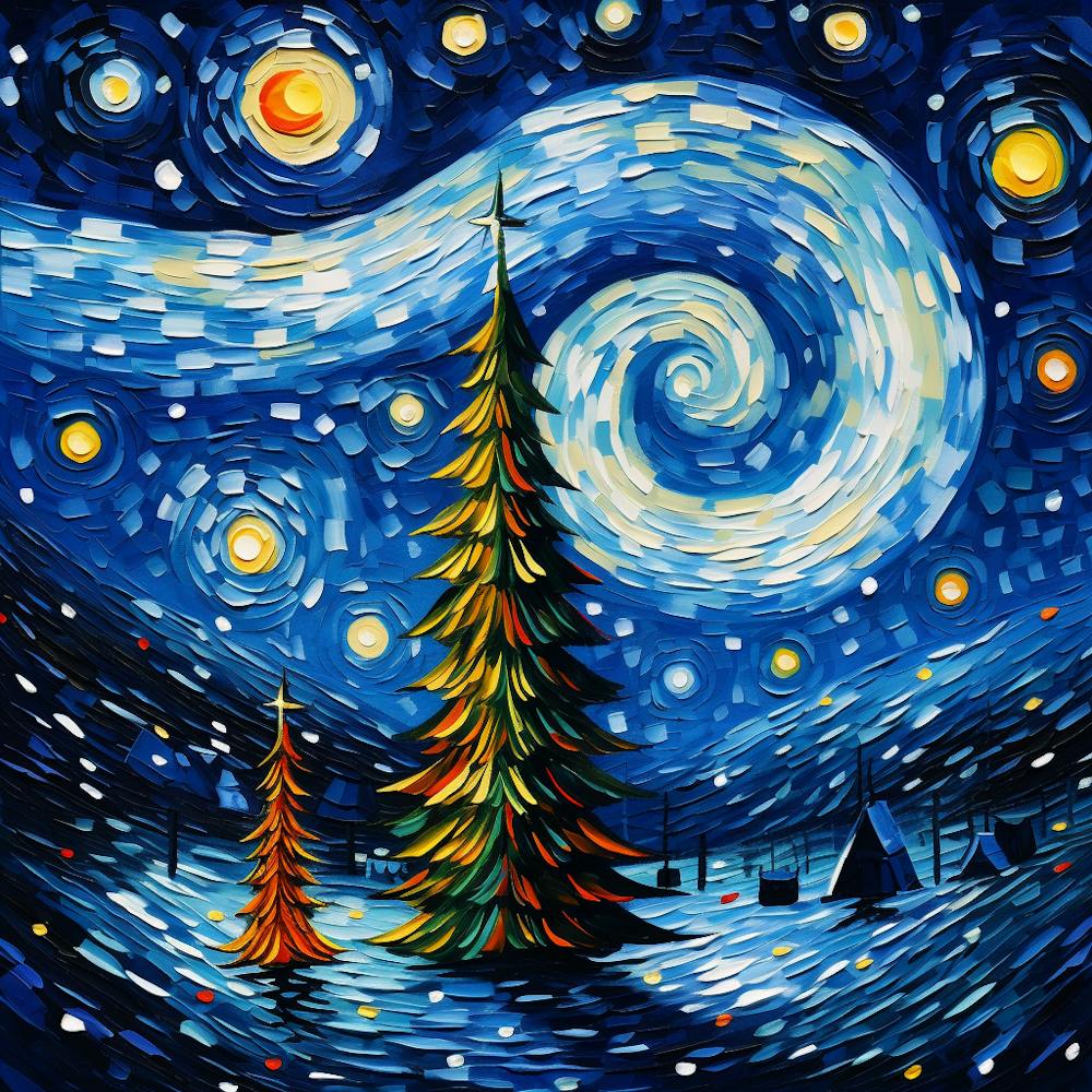 The Starry Night Christmas Version