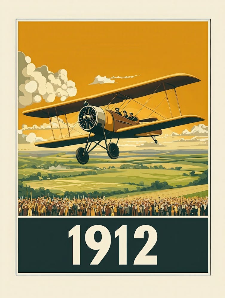 Aihrgdesign A Retro Travel Poster Celebrating The 1912 Advanc 06df2c50 D5d0 46fd B9dc 518696327b10 1