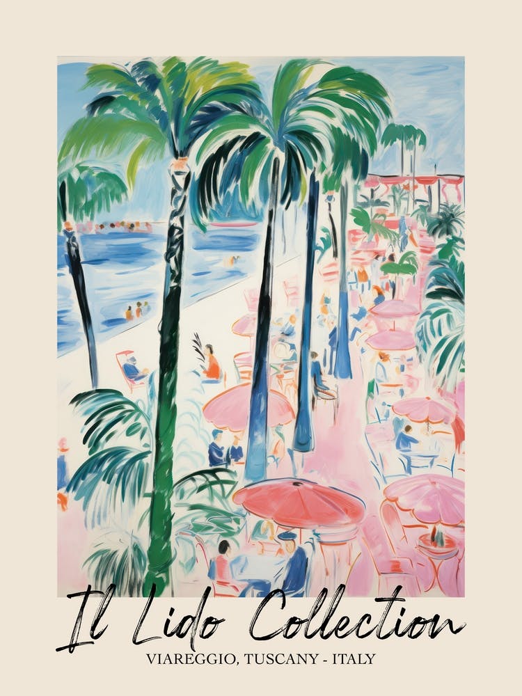 Viareggio, Tuscany   Italy Il Lido Collection Beach Club Poster 4