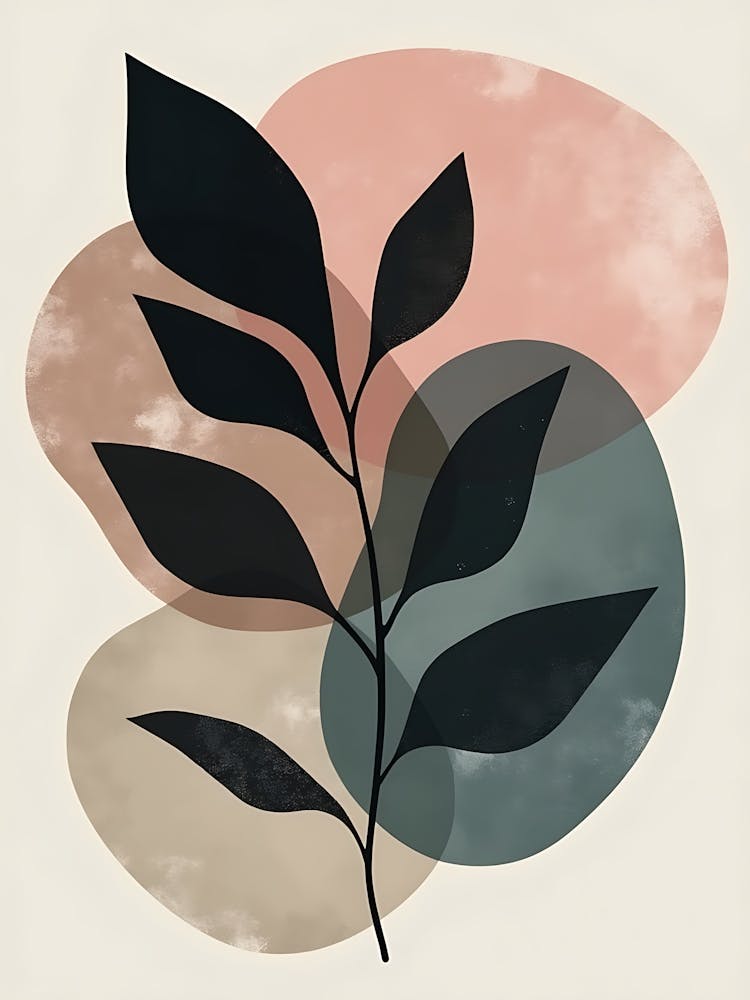 Delicate Blush and Beige Botanical Harmony