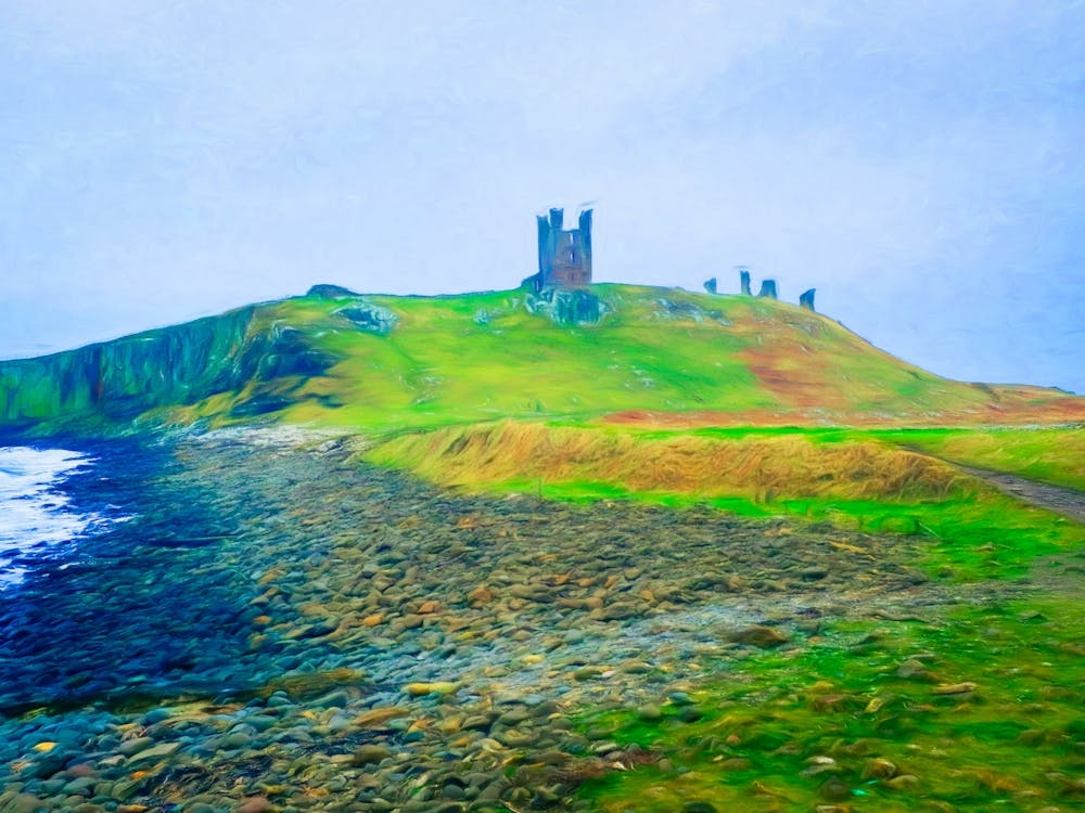 Dunstanburgh Castle Landscape