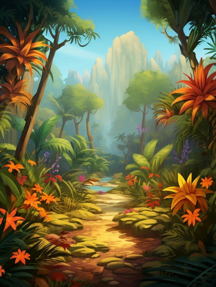 Savanah Rainforest Cartoon 2