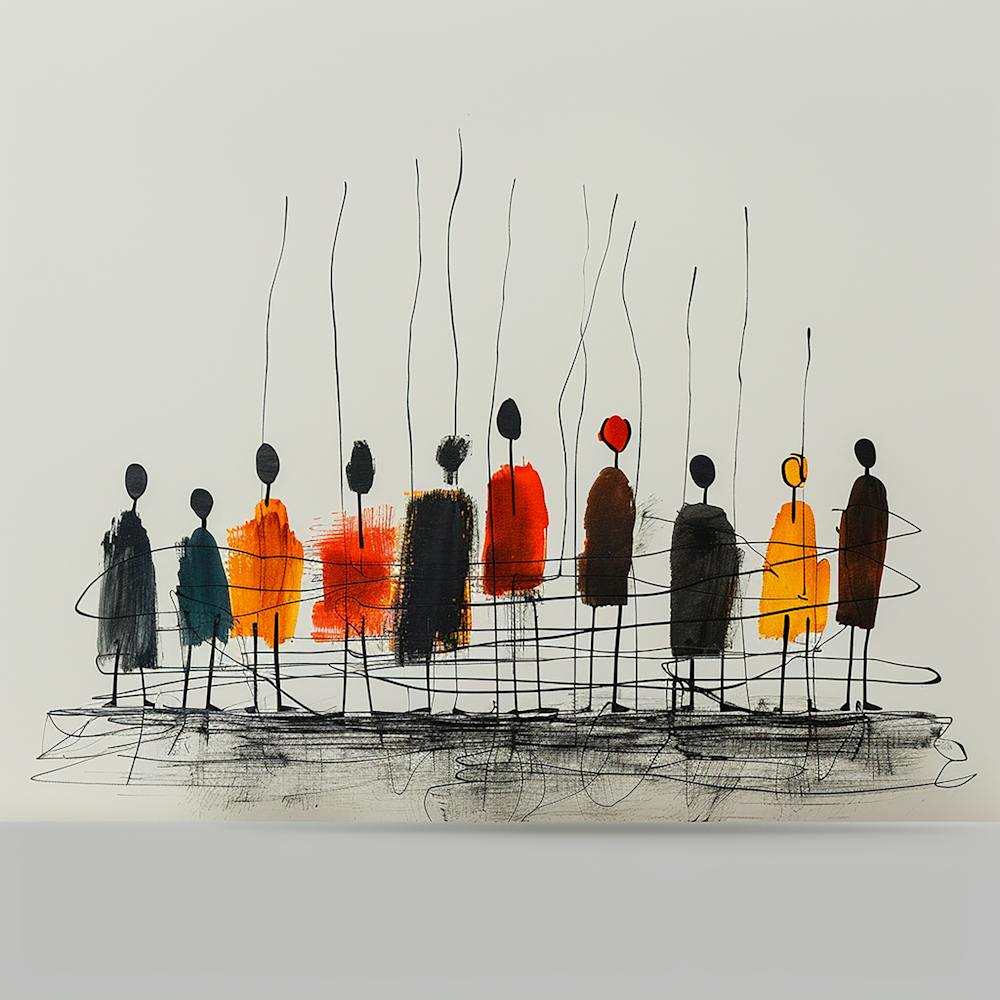 'People' - Line art, city wall art, colorful wall art, home decor, minimal art, modern wall art, wall art, wall decoration, wall print colourful wall art, decor wall art, digital art, digital art download, interior wall art, downloadable art, eclectic wall, fantasy wall art, home decoration, home decor wall, printable art, printable wall art, wall art prints, artistic expression, contemporary, modern art print,