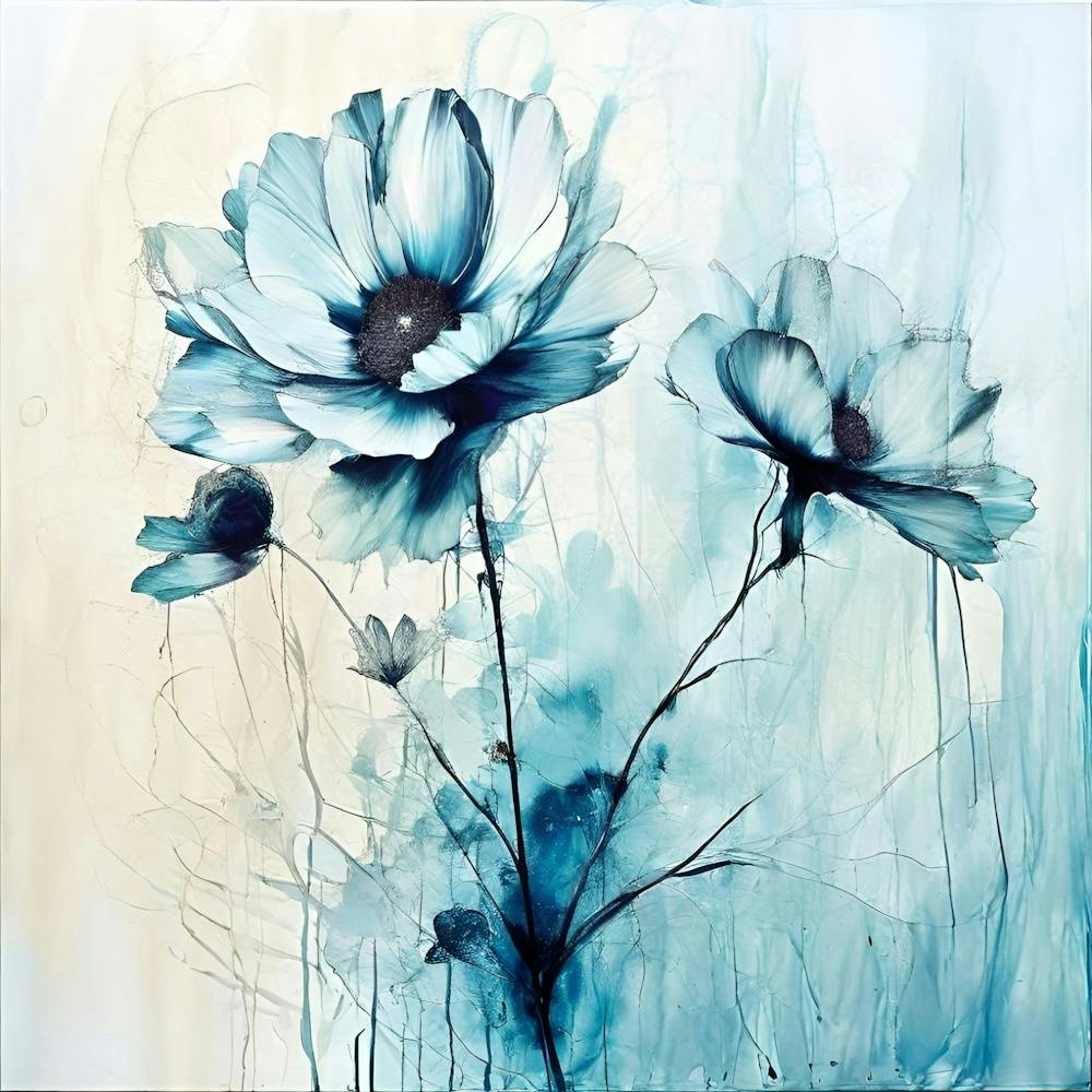 Blue Flowers 5