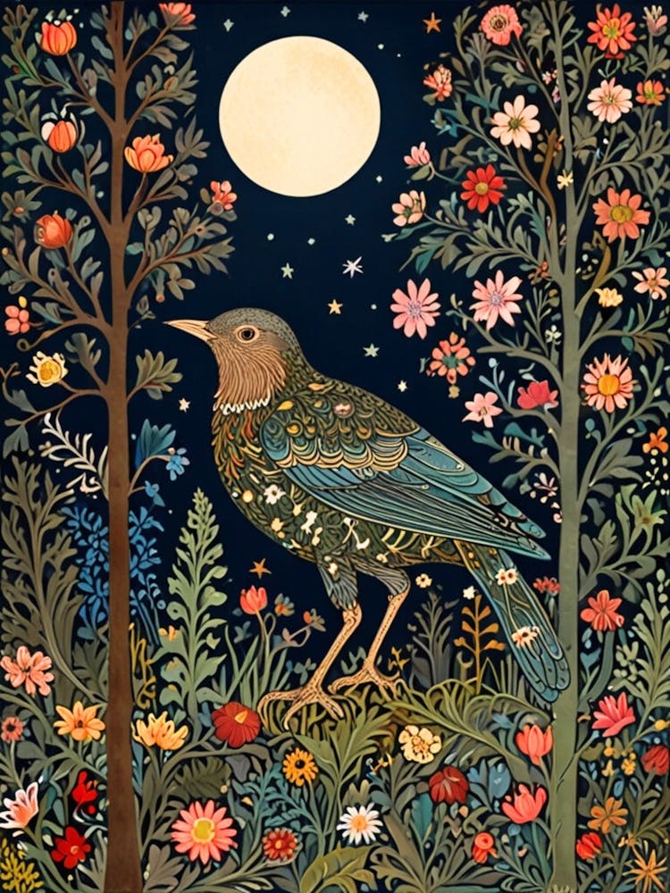 William Morris Bird In The Woods