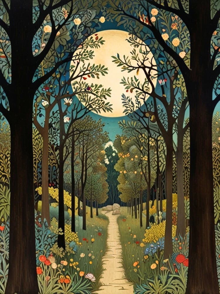 William Morris Path To The Moon 2