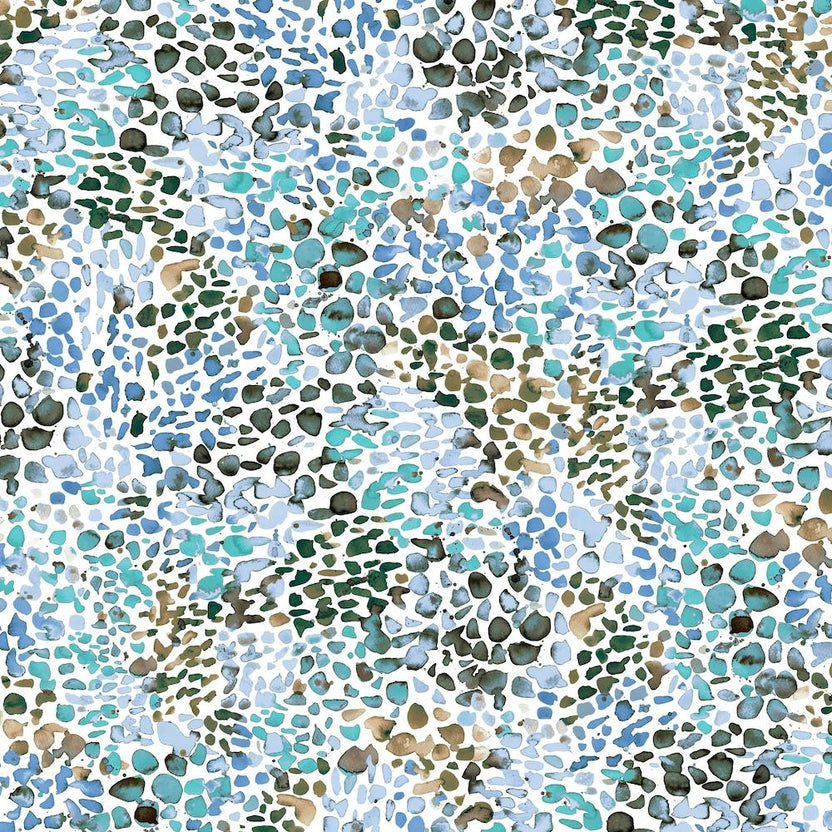Speckled Watercolor Blue Square