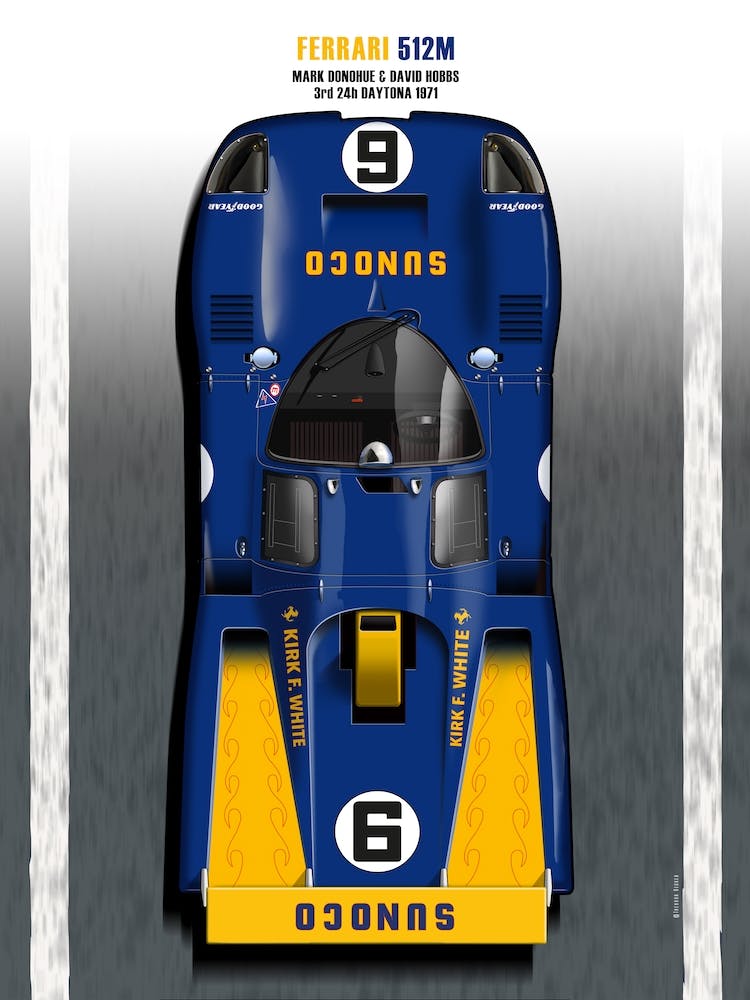 Donohue, Hobbs, Ferrari 512M
