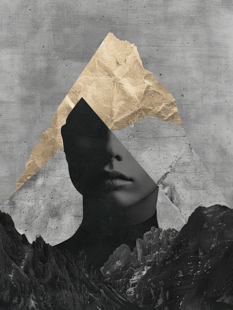 Woman In The Mountains
