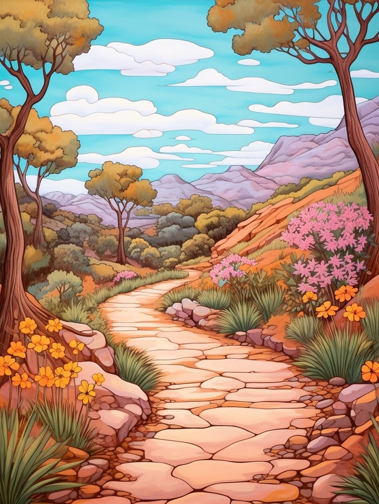 Copper Canyon Mexico 1 Hike Illustration
